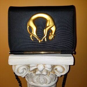 FASHIONABLE BLACK CAT PURSE